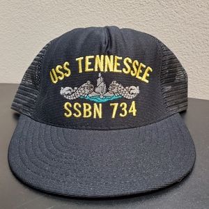 VTG New USS‎ TENNESSEE SSBN 734 Submarine Mesh Hat